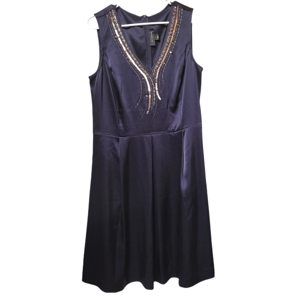 St. John navy blue dress Size 12